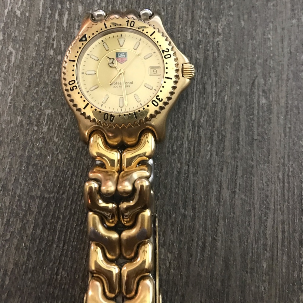 Tag Heuer SEL WG1133 gold watch